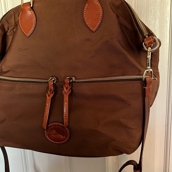 Dooney & Bourke brown canvas bag EUC - Picture 6 of 16